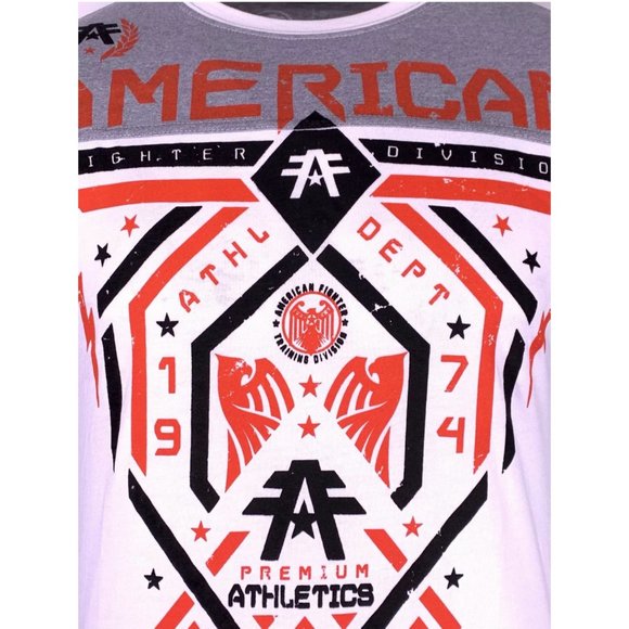 AMERICAN FIGHTER Men's T-Shirt S/S FAIRBANKS 50/50 - Picture 6 of 11